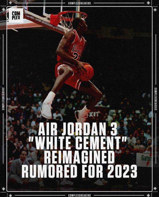 Air Jordan 3 Retro 88 White/Cement 2023 Create History Clothing