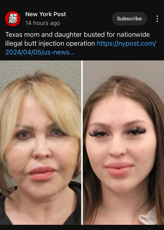 Texas Mom & Daughter arrested for nationwide illegal butt injection operation!