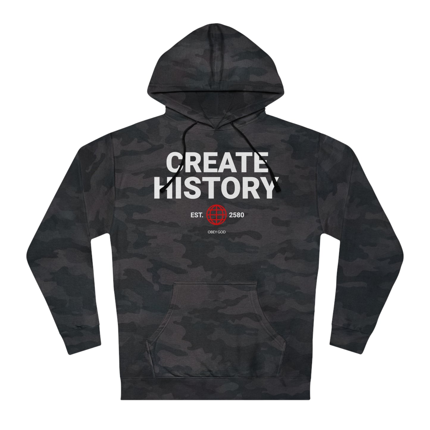 Stand out in style with our Camo Create History Hoodie, blending fashion with heritage. Perfect for trendsetters and history-makers alike. Shop now!